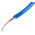 RS PRO Blue 1 mm² Hook Up Wire, 17 AWG, 1/1.13 mm, 100m, PVC Insulation