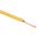 RS PRO Yellow 0.75 mm² Equipment Wire, 18 AWG, 24/0.2 mm, 100m, PVC Insulation