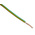 RS PRO Green/Yellow 1 mm² Hook Up Wire, 17 AWG, 32/0.2 mm, 100m, PVC Insulation