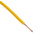 RS PRO Yellow 1 mm² Equipment Wire, 17 AWG, 32/0.2 mm, 100m, PVC Insulation