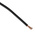 RS PRO Black 0.1 mm² Hook Up Wire, 27 AWG, 26/0.07 mm, 100m, PVC Insulation