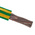 RS PRO Green/Yellow 16 mm² Hook Up Wire, 6 AWG, 115/0.4 mm, 100m, PVC Insulation