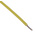 RS PRO Yellow 0.08 mm² Hook Up Wire, 28 AWG, 7/0.12 mm, 100m, PTFE Insulation