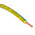 RS PRO Green/Yellow 1.5 mm² Hook Up Wire, 27/0.25 mm, 100m, PVC Insulation