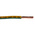 RS PRO Green/Yellow 6 mm² Hook Up Wire, 75/0.3 mm, 100m, PVC Insulation