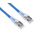 RS PRO Shielded Cat6a Cable 2m, Blue, Male RJ45/Male RJ45