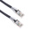 RS PRO Shielded Cat6a Cable 10m, Black, Male RJ45/Male RJ45