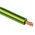 RS PRO Green/Yellow 1.5 mm² Hook Up Wire, 15 AWG, 7/0.53 mm, 100m, PVC Insulation