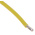 RS PRO Yellow 0.6 mm² Hook Up Wire, 20 AWG, 19/0.2 mm, 100m, PTFE Insulation