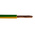 Prysmian 6491X Series Green/Yellow 10 mm² Hook Up Wire, 7/1.35 mm, 100m