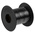 RS PRO Black 0.5 mm² Hook Up Wire, 20 AWG, 7/0.3 mm, 25m, Polyethylene Insulation