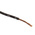 RS PRO Black 10 mm² Hook Up Wire, 7/1.35 mm, 50m