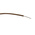RS PRO Brown 0.26 mm² Hook Up Wire, 23 AWG, 1/0.6 mm, 100m, PVC Insulation