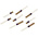 RS PRO PT100 RTD Sensor, 1.2mm Dia, Chip, +500°C Max