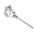 RS PRO PT100 RTD Sensor, 6mm Dia, 100mm Long, 4 Wire, Probe, Class B +450°C Max