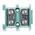 RS PRO Barrier Terminal Thermocouple Terminal Block for Use with Type K Thermocouple, Single Pair, IEC Standard