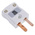 RS PRO In-Line Thermocouple Connector for Use with Type CU Thermocouple, Miniature Size, IEC Standard