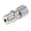 RS PRO In-Line Thermocouple Compression Fitting for Use with Thermocouple, 1/8 NPT, 3mm Probe, RoHS Compliant Standard
