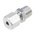 RS PRO In-Line Thermocouple Compression Fitting for Use with Thermocouple, 1/8 NPT, 1/8in Probe, RoHS Compliant Standard