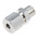 RS PRO In-Line Thermocouple Compression Fitting for Use with Thermocouple, 1/8 NPT, 4.5mm Probe, RoHS Compliant Standard
