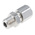RS PRO In-Line Thermocouple Compression Fitting for Use with Thermocouple, 1/8 NPT, 3/16in Probe, RoHS Compliant