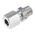 RS PRO In-Line Thermocouple Compression Fitting for Use with Thermocouple, 1/8 NPT, 1/4in Probe, RoHS Compliant Standard