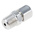 RS PRO In-Line Thermocouple Compression Fitting for Use with Thermocouple, 1/4 NPT, 3mm Probe, RoHS Compliant Standard