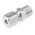RS PRO In-Line Thermocouple Compression Fitting for Use with Thermocouple, 1/4 NPT, 3/16in Probe, RoHS Compliant