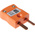 RS PRO In-Line Thermocouple Connector for Use with Type R/S Thermocouple, Miniature Size, IEC Standard