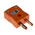 RS PRO In-Line Thermocouple Connector for Use with Type R/S Thermocouple, Standard Size, IEC Standard