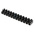 RS PRO Terminal Strip, Straight, 12way, 2 Row, 11mm Fixing Centres, 57A, 400 V, length 150.5mm, Black