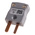 RS PRO In-Line Thermocouple Connector for Use with Type B Thermocouple, Miniature Size, ANSI Standard