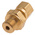RS PRO In-Line Thermocouple Compression Fitting for Use with Thermocouple, 1/8 BSPP, 1.5mm Probe, RoHS Compliant