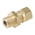 RS PRO In-Line Thermocouple Compression Fitting for Use with Thermocouple, 1/8 BSPP, 3/16in Probe, RoHS Compliant