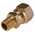 RS PRO In-Line Thermocouple Compression Fitting for Use with Thermocouple, 1/8 BSPT, 1/4in Probe, RoHS Compliant