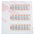 RS PRO Non-Reversible Temperature Sensitive Label, 44°C to 62°C, 6 Levels