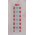 RS PRO Non-Reversible Temperature Sensitive Label, 99°C to 127°C, 6 Levels