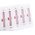 RS PRO Non-Reversible Temperature Sensitive Label, 37°C to 65°C, 8 Levels