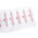 RS PRO Non-Reversible Temperature Sensitive Label, 116°C to 154°C, 8 Levels