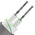 RS PRO Type K Thermocouple Wire, 10m, Unscreened, Glass Fibre Insulation, +400°C Max, 7/0.2mm