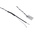 RS PRO Type J Thermocouple 2m Length, 0.2mm Diameter → +350°C