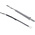 RS PRO Type J Thermocouple 2m Length, 0.2mm Diameter → +400°C
