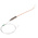 RS PRO Type K Thermocouple 500mm Length, 0.5mm Diameter, -40°C → +750°C