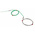 RS PRO Type K Thermocouple 2m Length, 1mm Diameter → +1100°C