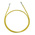 RS PRO Female DF1B to Female DF1B Crimped Wire, 300mm, 0.25mm², Yellow