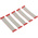 TE Connectivity Micro-MaTch Series Flat Ribbon Cable, 16-Way, 1.27mm Pitch, 100mm Length, Micro-MaTch IDC to