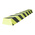 RS PRO Black, Yellow Shock Absorber, 1m by 150mm