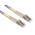 RS PRO OM3 Multi Mode Fibre Optic Cable LC to LC 50/125μm 2m