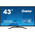 iiyama ProLite X4373UHSU-B1 43in LCD Computer Monitor, 3840 x 2160 Pixels