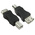 RS PRO USB A Female to USB B Male Adapter